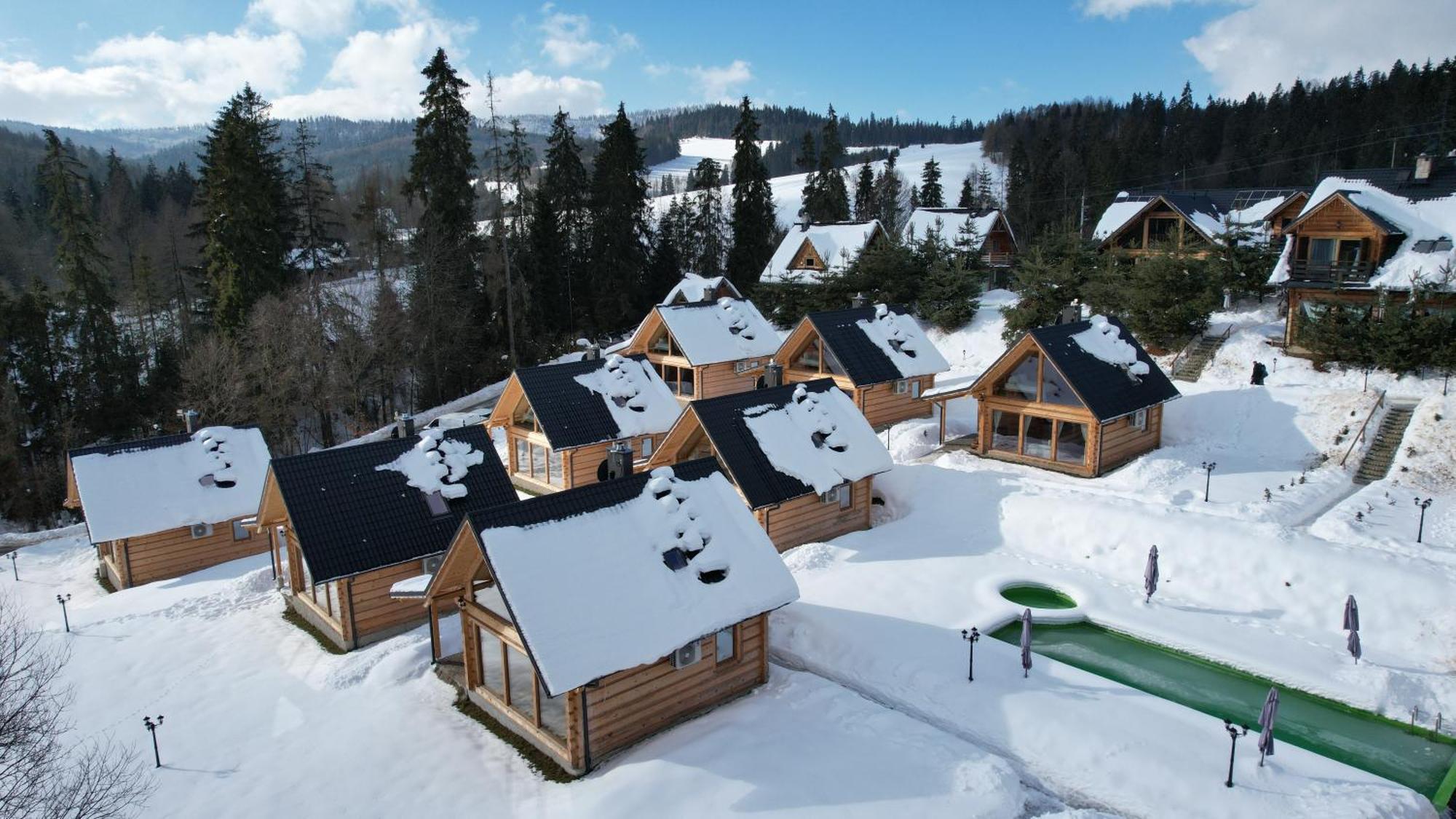 Domki Z Dostepem Do Spa I Restauracji Lapsze Nizne Exterior photo